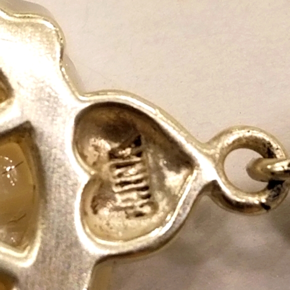 Sterling Silver Marcasite White MOP Hawaiian Hibiscus Plumeria flower bracelet - Picture 9 of 13